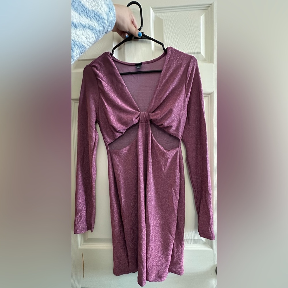 Wild Fable Long Sleeve Dress in Purple